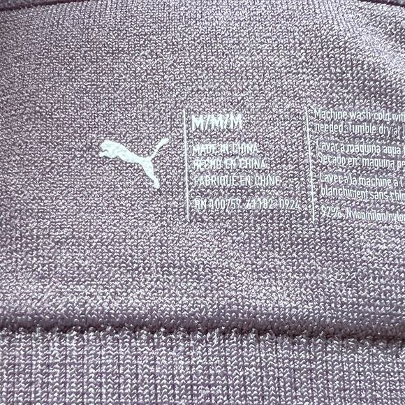 PUMA Seamless Sports Bra Medium Pack of 2 Colors Moisture-Wicking Fabric New - Picture 7 of 7